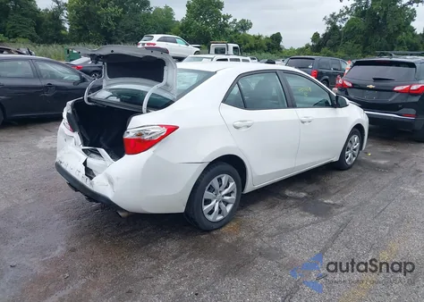 2015 Toyota Corolla Le из США, поврежденный, VIN 5YFBURHE5FP276027